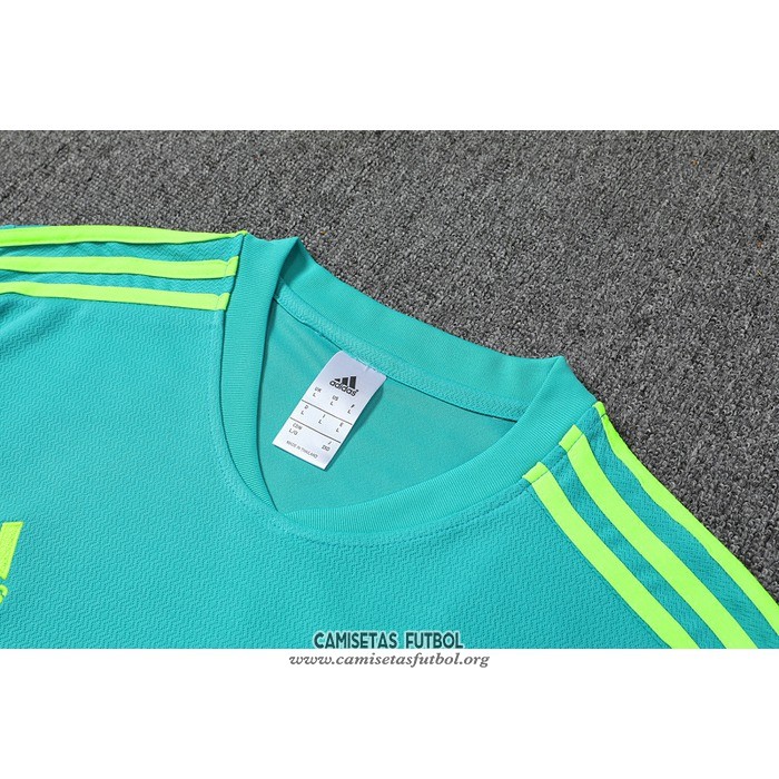Chandal del Juventus Manga Corta 2022/2023 Azul y Verde - Pantalon Corto